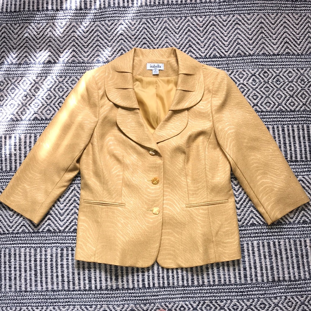 Mustard colored beautiful women’s suit set 🌞